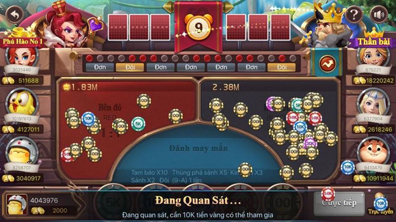 Đại chiến đỏ đen và cách chơi cực hay, dễ thắng dành cho tân thủ 3 Đại chiến đỏ đen 68 game bài có gì hấp dẫn đến vậy