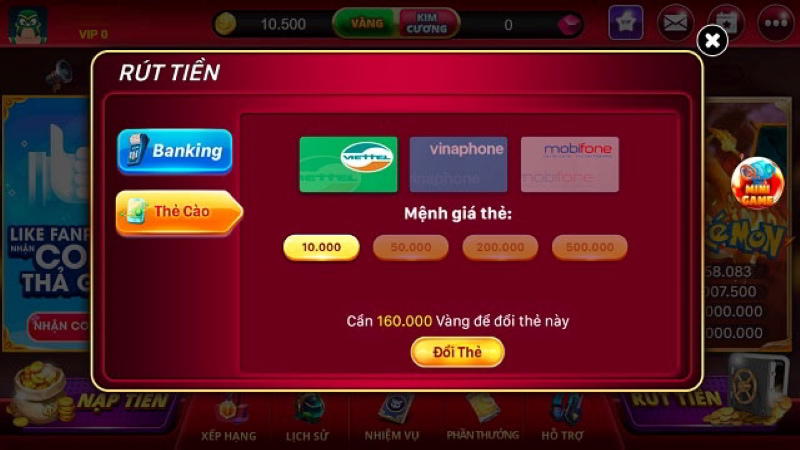 Bắn cá king - Sân chơi bắn cá uy tín chất lượng hàng đầu 6 Sở hữu một hệ thống nạp rút tiền nhanh chóng, đơn giản